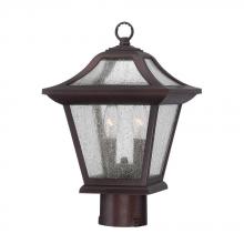 Acclaim Lighting 39017ABZ - Aiken Collection Post Lantern 2-Light Outdoor Architectural Bronze Light Fixture