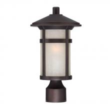 Acclaim Lighting 39107ABZ - Phoenix Collection Post Lantern 1-Light Outdoor Architectural Bronze Light Fixture