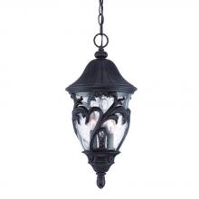 Acclaim Lighting 39216BC - Capri Collection Hanging Lantern 3-Light Outdoor Black Coral Light Fixture