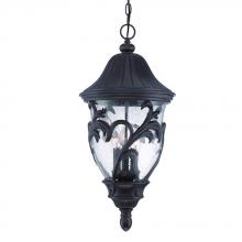 Acclaim Lighting 39226BC - Capri Collection Hanging Lantern 3-Light Outdoor Black Coral Light Fixture