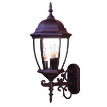 Acclaim Lighting 5013BW - Wexford Collection Wall-Mount 3-Light Outdoor Burled Walnut Light Fixture