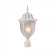 Acclaim Lighting 5067TW/FR - Suffolk Collection Post-Mount 1-Light Outdoor Textured White Light Fixture