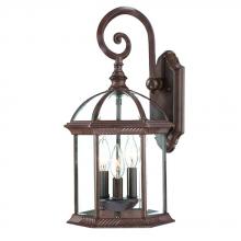 Acclaim Lighting 5273BW - Dover Collection Wall-Mount 3-Light Outdoor Burled Walnut Light Fixture