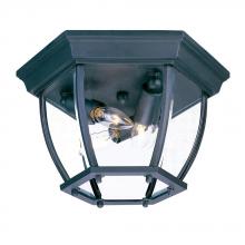 Acclaim Lighting 5602BK - Flushmount Collection Ceiling-Mount 3-Light Outdoor Matte Black Light Fixture