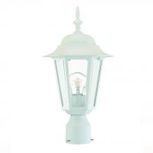 Acclaim Lighting 6117TW - Camelot Collection Post-Mount 1-Light Outdoor Textured White Light Fixture