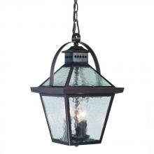 Acclaim Lighting 7676ABZ - Bay Street Collection Hanging Lantern 3-Light Outdoor Architectural Bronze Light Fixture