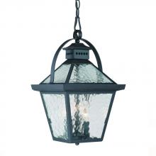 Acclaim Lighting 7676BK - Bay Street Collection Hanging Lantern 3-Light Outdoor Matte Black Light Fixture