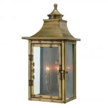 Acclaim Lighting 8312AB - St. Charles Collection Wall-Mount 2-Light Outdoor Aged Brass Light Fixture
