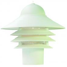Acclaim Lighting 87TW - Mariner Collection Post-Mount 1-Light Outdoor Textured White Light Fixture
