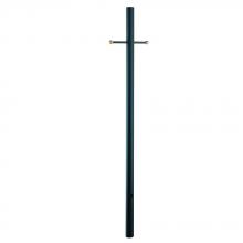 Acclaim Lighting 96BK - Direct-Burial Lamp Posts Collection 7 ft. Matte Black Smooth with Crossarm Lamp Post