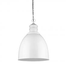 Acclaim Lighting IN11170WH - Colby Indoor 1-Light Pendant W/Metal Shade In White
