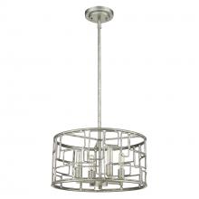 Acclaim Lighting IN21131AS - Amoret 4-Light Antique Silver Convertible Pendant