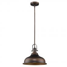 Acclaim Lighting IN21148ORB - Virginia Indoor 1-Light Mini Pendant W/Metal Shade In Oil Rubbed Bronze