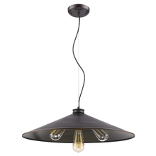 Acclaim Lighting IN31146ORB - Alcove 4-Light Oil-Rubbed Bronze Pendant With Raw Brass Interior Shade