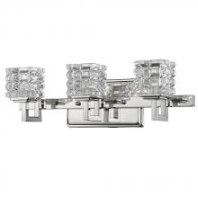Acclaim Lighting IN41316PN - Coralie Indoor 3-Light Bath W/Crystal Glass Shades In Polished Nickel