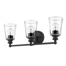 Acclaim Lighting IN41402BK - Ceil 3-Light Matte Black Vanity