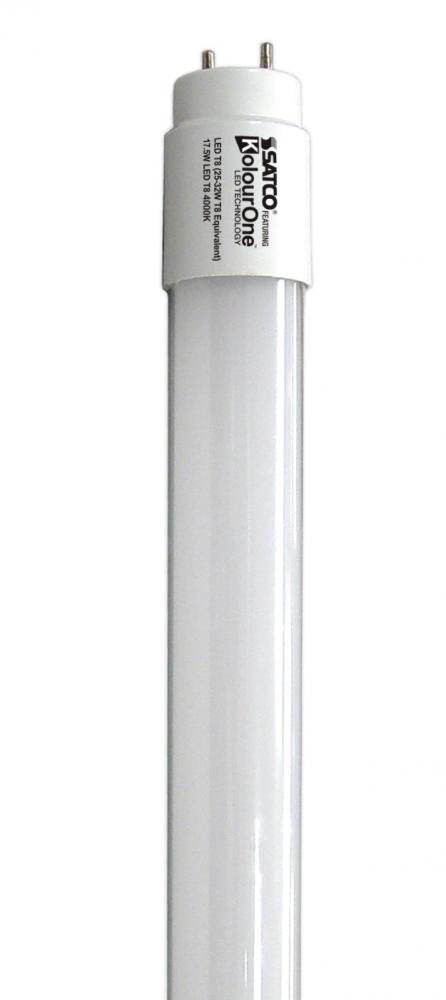 17.5 Watt T8 LED; Medium bi-pin base; 4000K; 50000 Average rated hours; 2200 Lumens