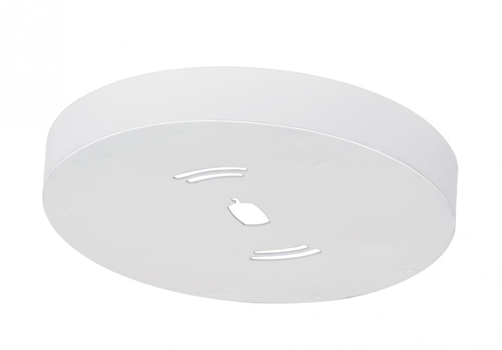 Battery Backup Module Housing Only For Flush Mount LED Fixture; 9" Round; White Finish