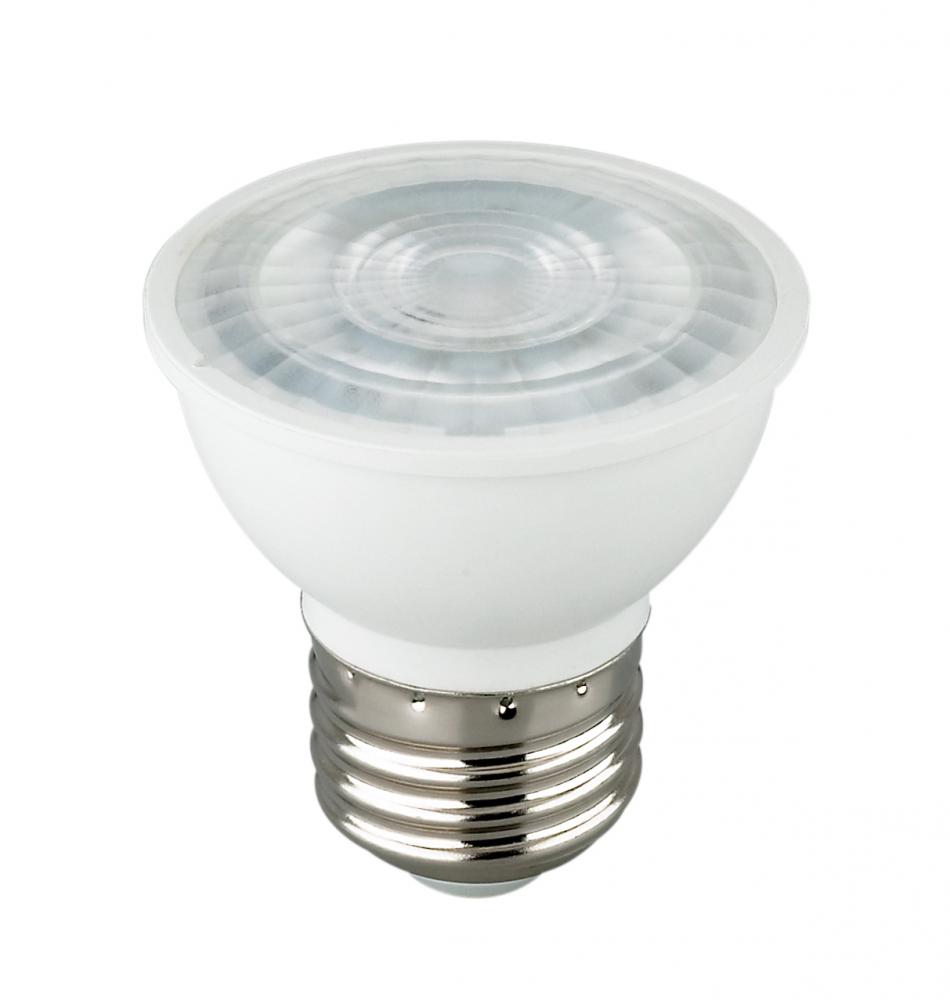 6.5 watt; LED MR16; 3000K; 40' beam spread; Medium base; 120 volts