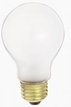 Satco Products Inc. S5011/TF - 50 Watt A19 Incandescent; Frost; 1500 Average rated hours; 540 Lumens; Medium base; 12 Volt; Marine