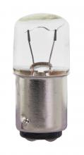 Satco Products Inc. S7767 - 5 Watt miniature; T5; Clear; Double Contact Bayonet base; 24 Volt