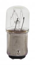 Satco Products Inc. S7768 - 6 Watt/10 Watt miniature; T6; Clear; Double Contact Bayonet base; 110 Volt/140 Volt