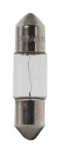 Satco Products Inc. S7776 - 3 Watt 6430 miniature; T2 3/4; Clear; Festoon base SV7-8; 24 Volt