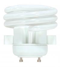 Satco Products Inc. S8228 - 18 Watt; Mini Spiral Compact Fluorescent; 2700K; 82 CRI; GU24 base; 120 Volt
