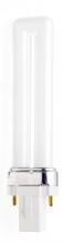 Satco Products Inc. S8302 - 7 Watt; pin-based Compact Fluorescent; 2700K; 82 CRI; G23 base