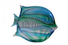 Oggetti Luce 31-PIATTO 1 - ANGEL FISH, AQU/GRN