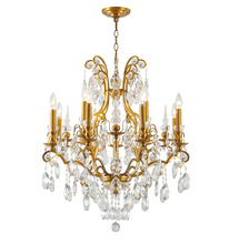 Bethel International BET65 - Antique Brass Chandelier