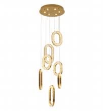 Bethel International JP21C24BR - Gold Chandelier