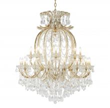 Bethel International LA4307C42BR - Satin Brass Chandelier