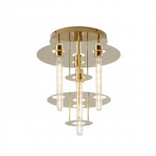 Bethel International MIA05FM15G - Gold Semi Flush Mount