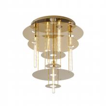 Bethel International MIA06FM23G - Gold Semi Flush Mount