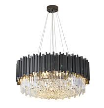 Bethel International MU10C28BLK - Black Chandelier