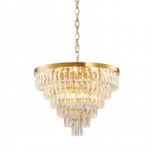 Bethel International OC22C23G-1 - Gold Chandelier