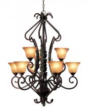 Woodbridge 12061-AGB - Bronze Up Chandelier