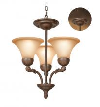 Woodbridge 12125-RBZ - Bronze Up Chandelier