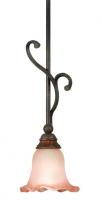 Woodbridge 28012-GBZ - Bronze Down Mini Pendant