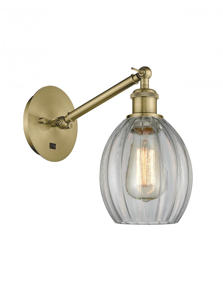 Antique Finish Innovations 516-1P-AB-G82 Transitional One Light Mini Pendant from Ballston Collection in Brass 