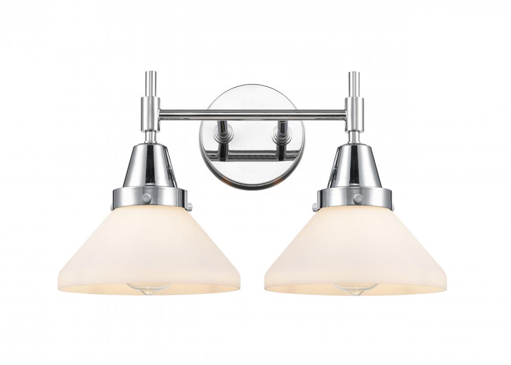 Fulton - 2 Light - 16 inch - Polished Nickel - Bath Vanity Light