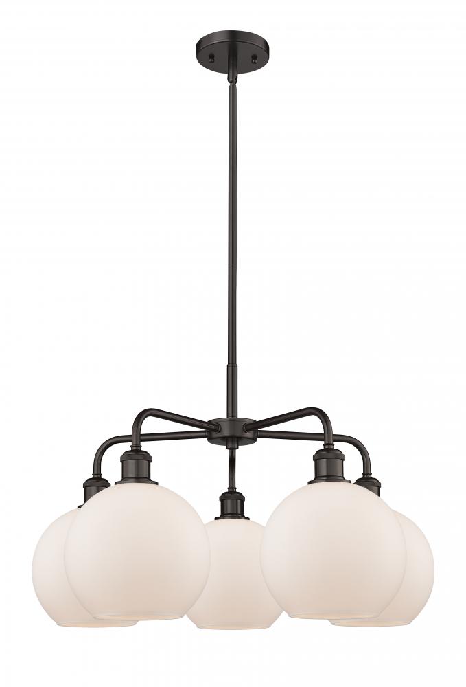 Athens - 5 Light - 26 inch - Oil Rubbed Bronze - Chandelier