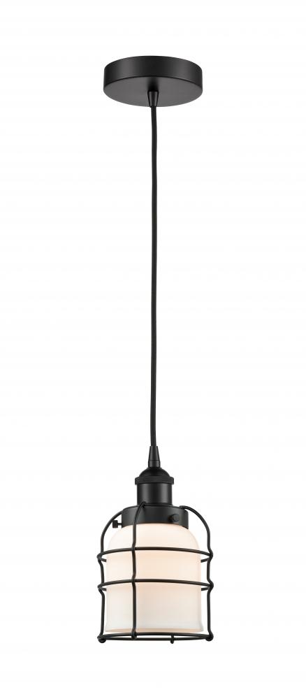 Bell Cage - 1 Light - 6 inch - Satin Nickel - Multi Pendant