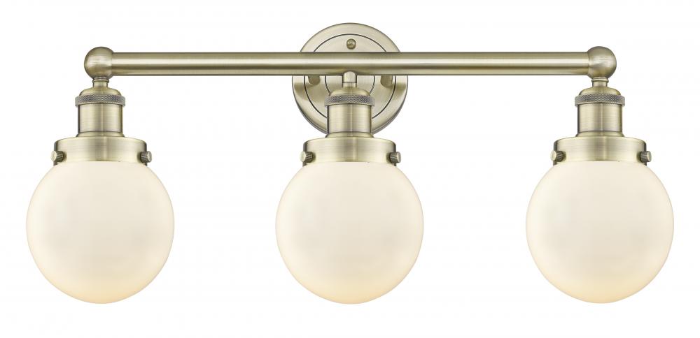 Beacon - 3 Light - 24 inch - Antique Brass - Bath Vanity Light