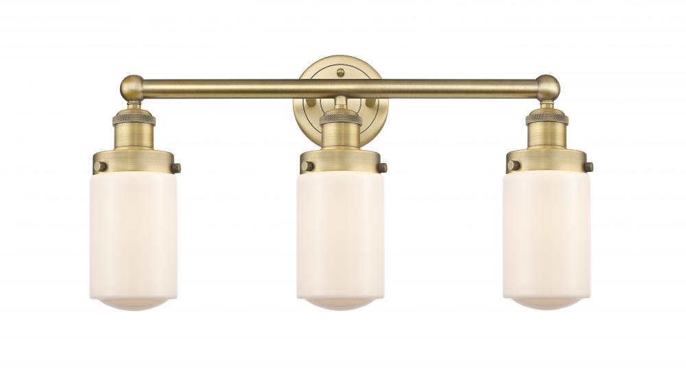 Dover - 3 Light - 23 inch - Brushed Brass - Bath Vanity Light