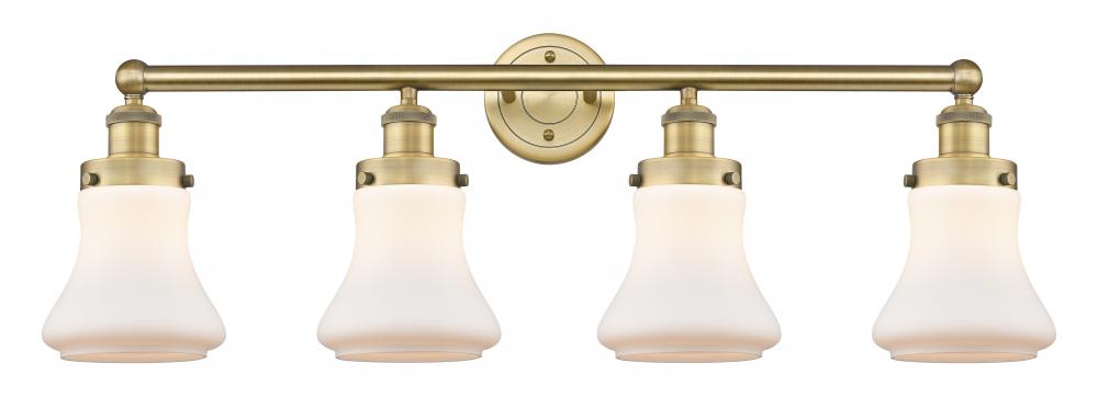 Bellmont - 4 Light - 33 inch - Brushed Brass - Bath Vanity Light