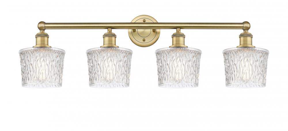 Niagara - 4 Light - 34 inch - Brushed Brass - Bath Vanity Light