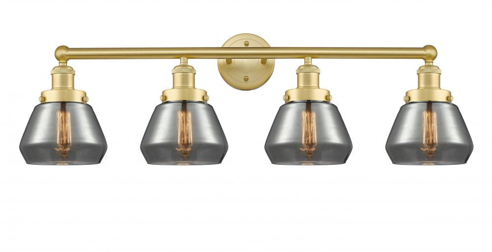Fulton - 4 Light - 34 inch - Satin Gold - Bath Vanity Light