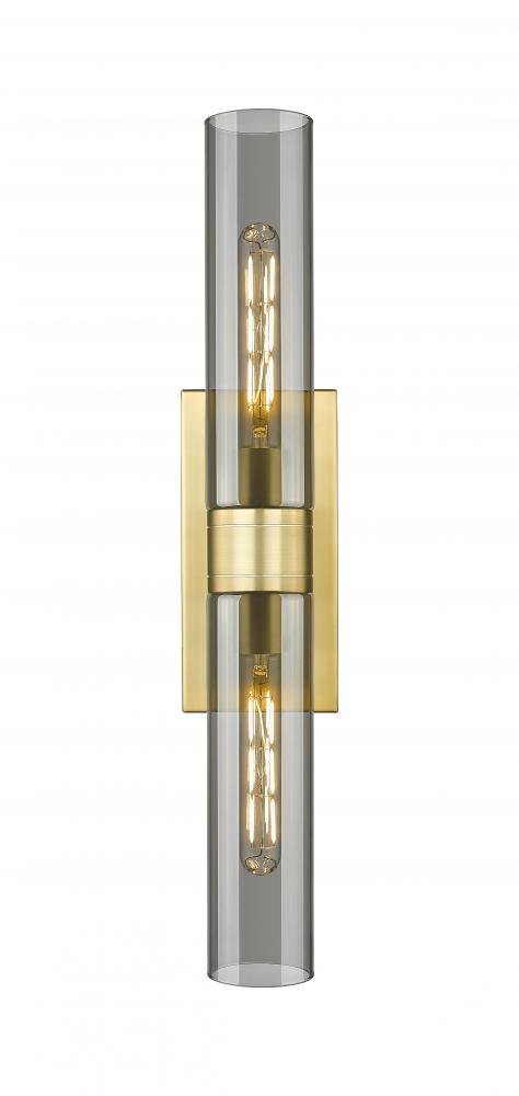 Boreas - 2 Light - 24 inch - Satin Gold - Bath Vanity Light